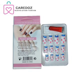 Fancy Artificial Nails Set 12 Pcs (Copy)