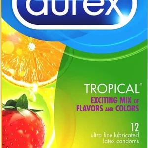 Durex Tropical Flavored Latex Condoms-12