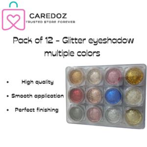 12 Glitter Eyeshadows Vibrant Colors for Dazzling Eye Looks
