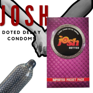 Josh Super Strong Dotted Condoms (4 pcs) Elevate Intimacy with Confidence