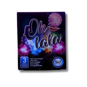 Oh LaLa 3s Condoms 5-in-1 Unleash Pleasure with Tiger Texture and More