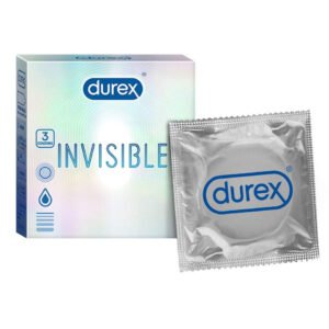 Durex Invisible 3s Condoms Discreet, Sensational Protection