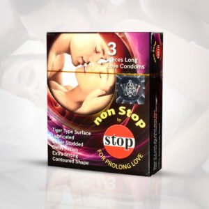 Non-Stop Love Condoms 5-in-1 Elevate Passion with Tiger Texture and Beyond