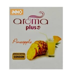 Aroma Plus Pineapple Special Flavor Dotted Condoms Taste the Tropical Sensation