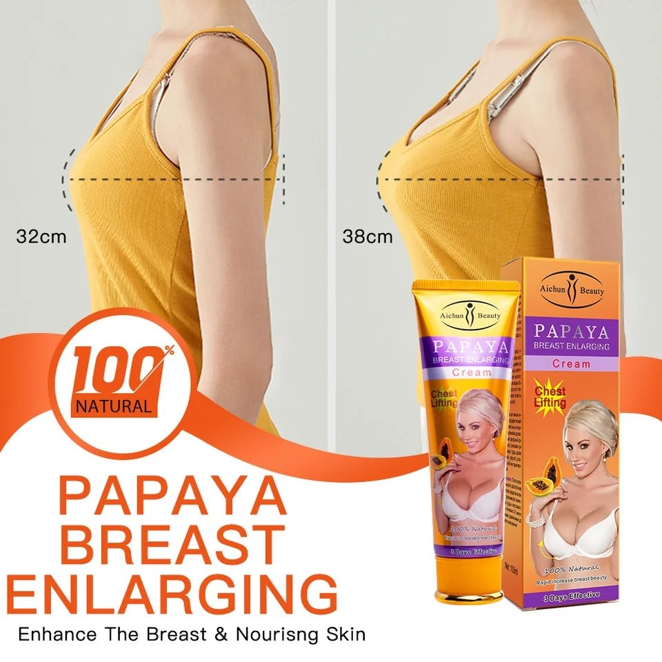 Aichun Beauty Papaya Breast Enlargement Cream - Rapid Breast Enhancement - Image 3